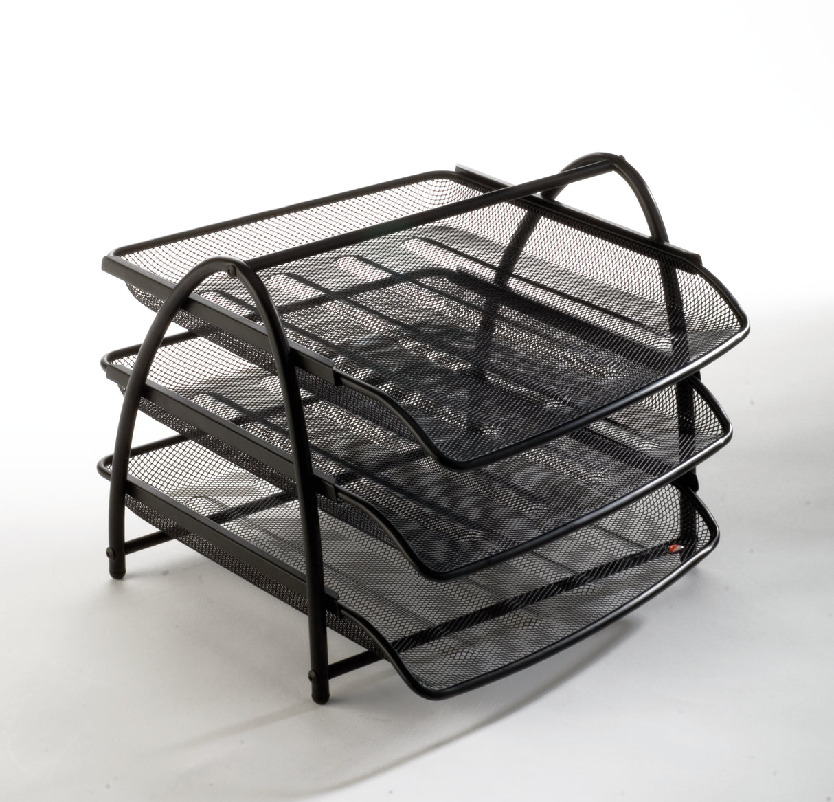 Alba 3 Drawer Mesh Metal Letter Tray Organizer