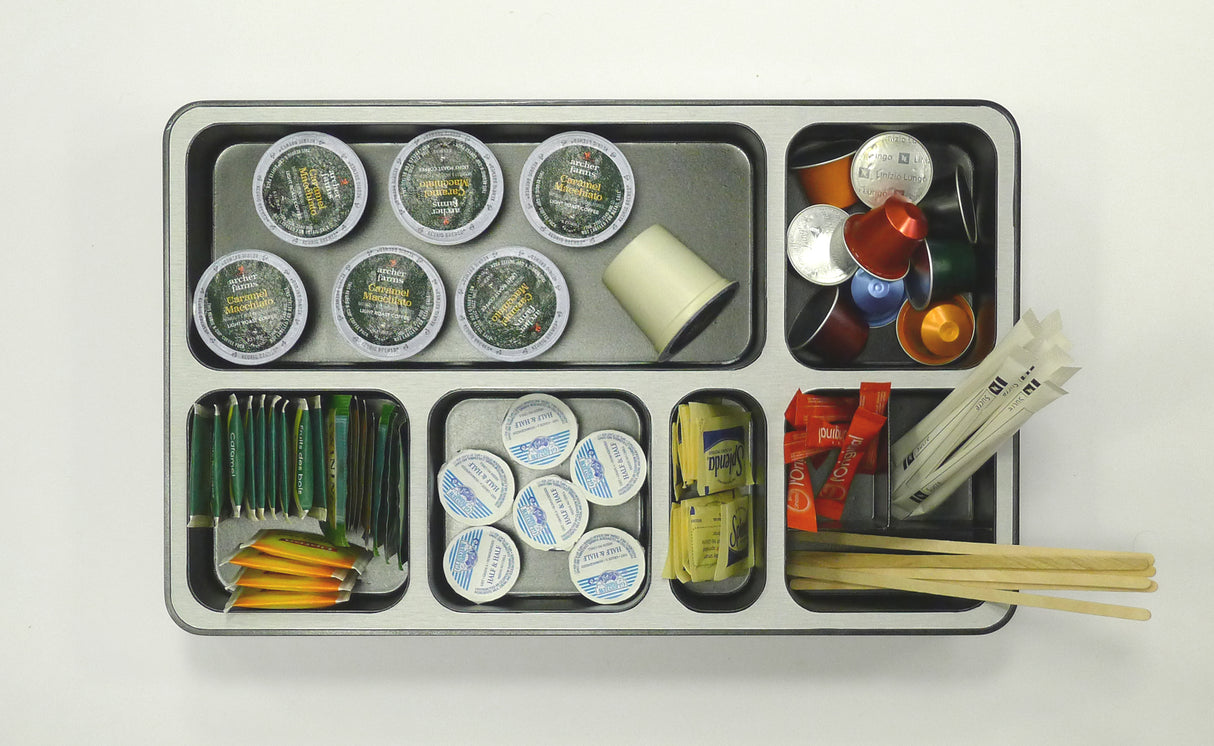 Alba Rendez-Vous Capsule Dispenser – 4-Compartment Coffee Pod Organizer