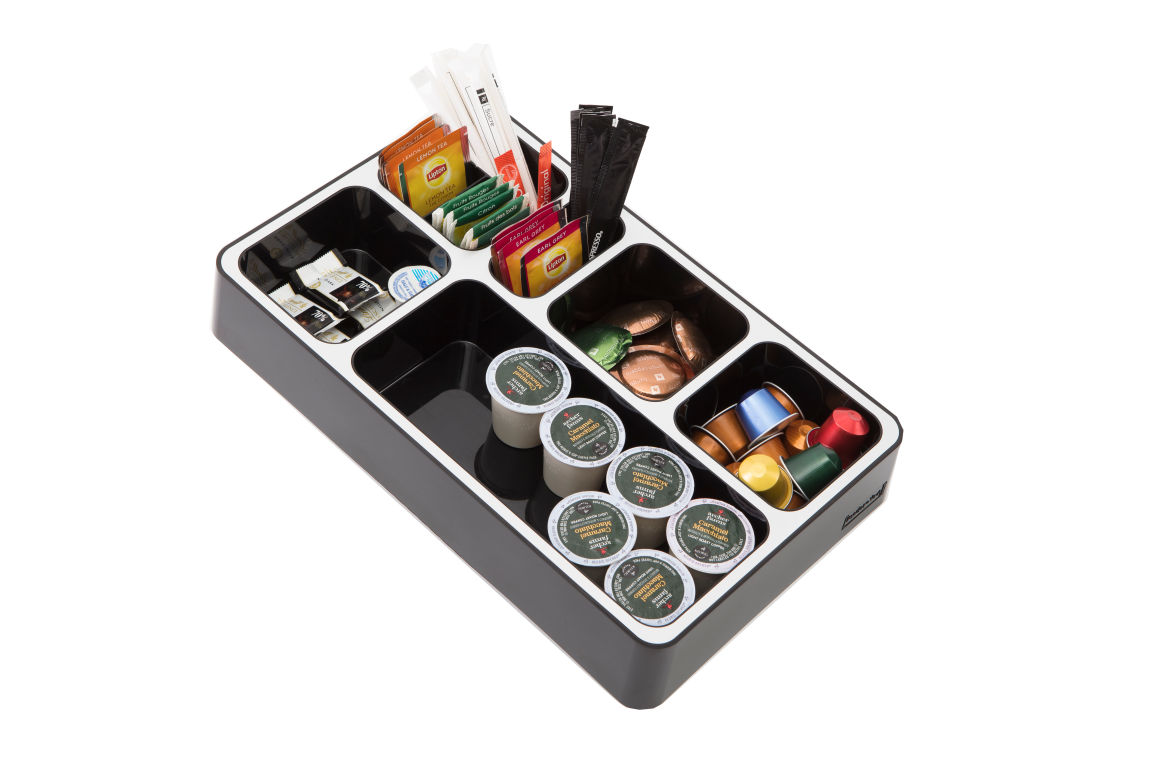 Alba Rendez-Vous Capsule Dispenser – 4-Compartment Coffee Pod Organizer