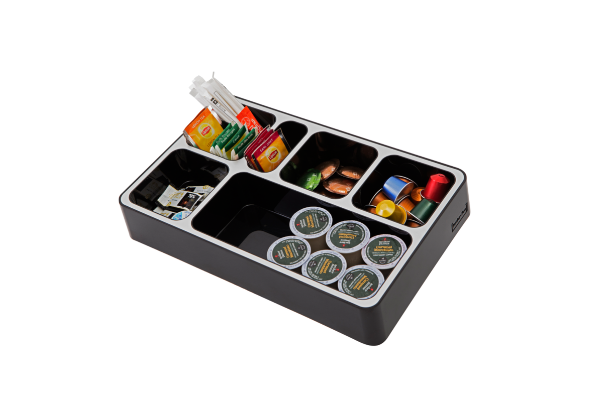 Alba Rendez-Vous Capsule Dispenser – 4-Compartment Coffee Pod Organizer