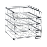 Alba 4 Drawer Metal Letter Tray Organizer