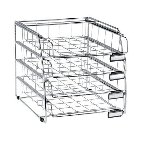 Alba 4 Drawer Metal Letter Tray Organizer