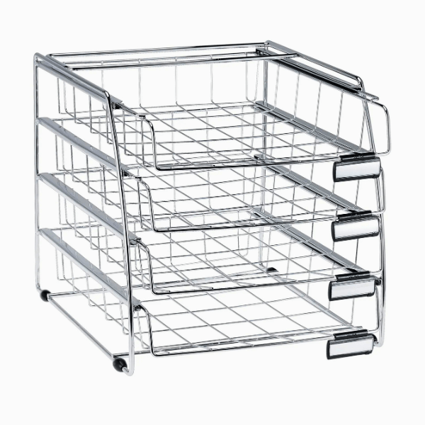 Alba 4 Drawer Metal Letter Tray Organizer