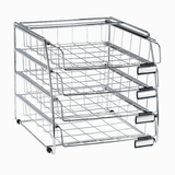 Alba 4 Drawer Metal Letter Tray Organizer