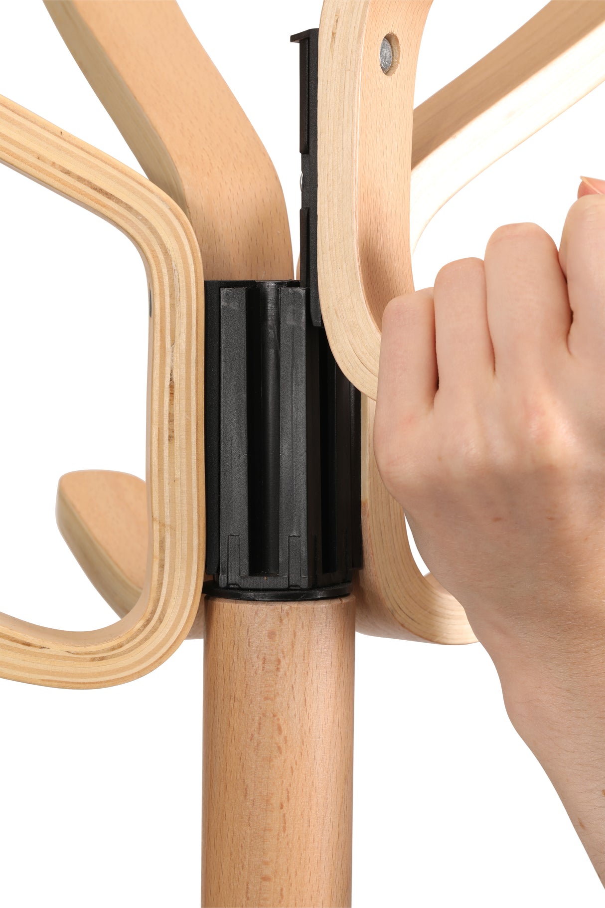 Alba Café Freestanding Coat Stand with 10 Pegs