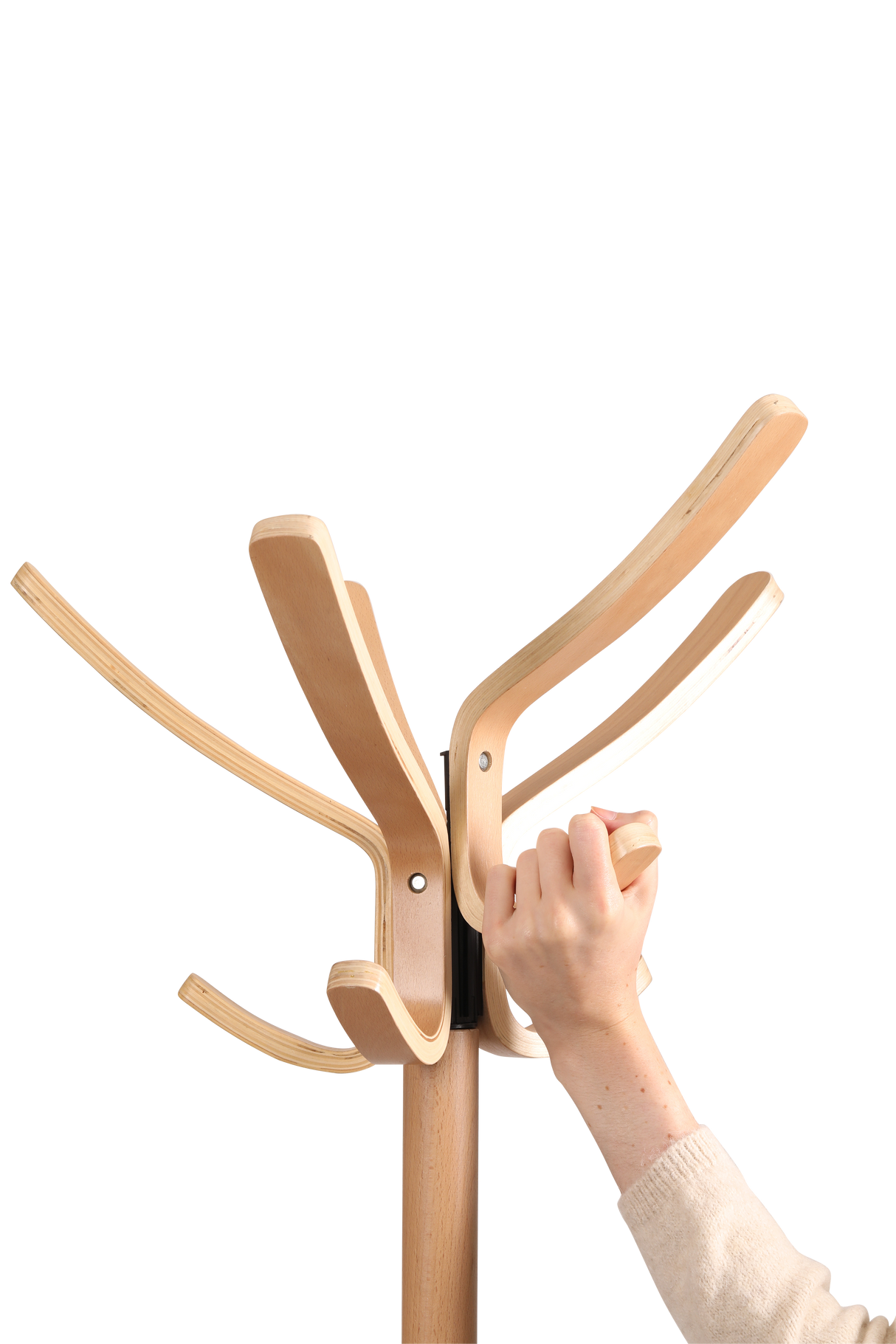 Alba Café Freestanding Coat Stand with 10 Pegs