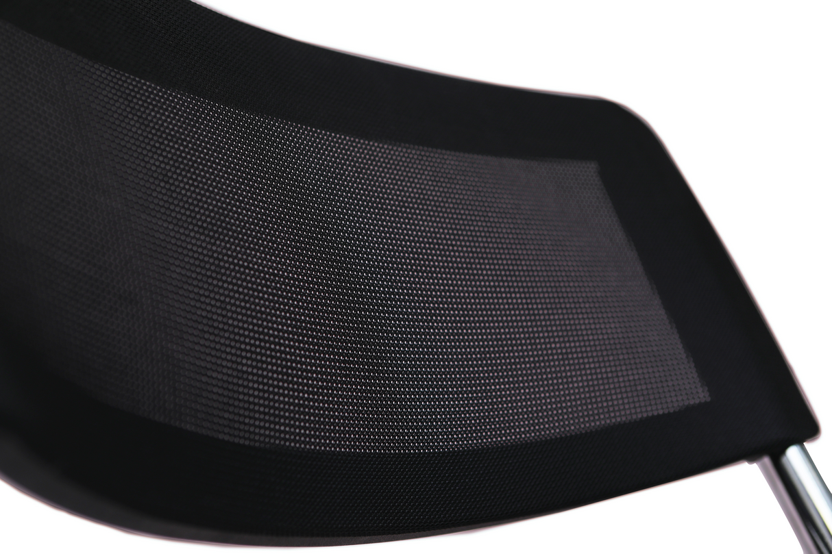 Alba Ergonomic Folding Chair – Mesh Back Office Chair with Steel Frame