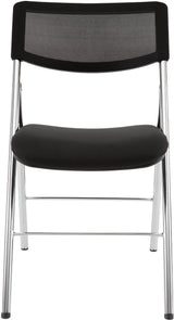 Alba Ergonomic Folding Chair – Mesh Back Office Chair with Steel Frame