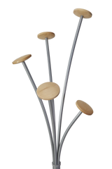 Alba Festival Freestanding Coat Stand with 5 Pegs