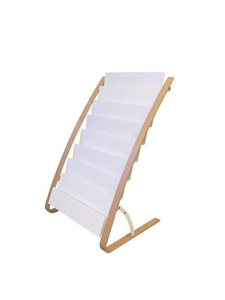 Alba Floor Standing Literature Display with 16 Compartments