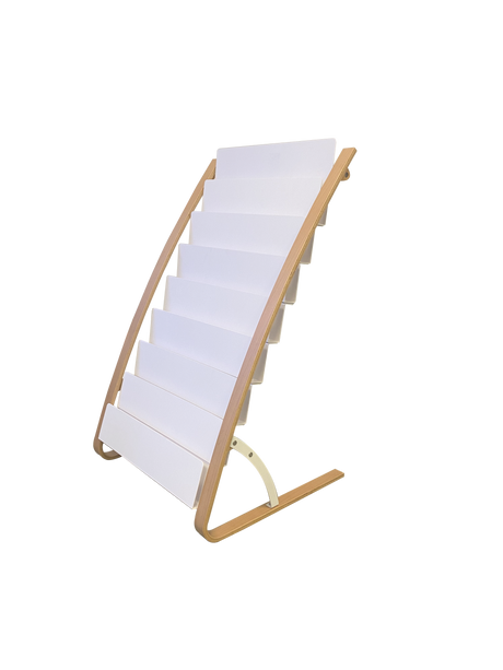Alba Floor Standing Literature Display with 16 Compartments