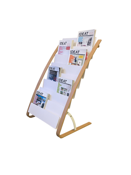 Alba Floor Standing Literature Display with 16 Compartments