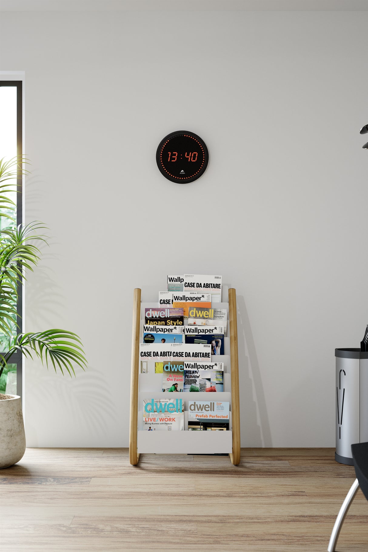 Alba Floor Standing Literature Display with 16 Compartments