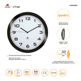 Alba Horissimo Silent Office Wall Clock