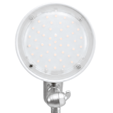 Alba White LED Desk Lamp – Adjustable Office Task Light with Articulated Arm