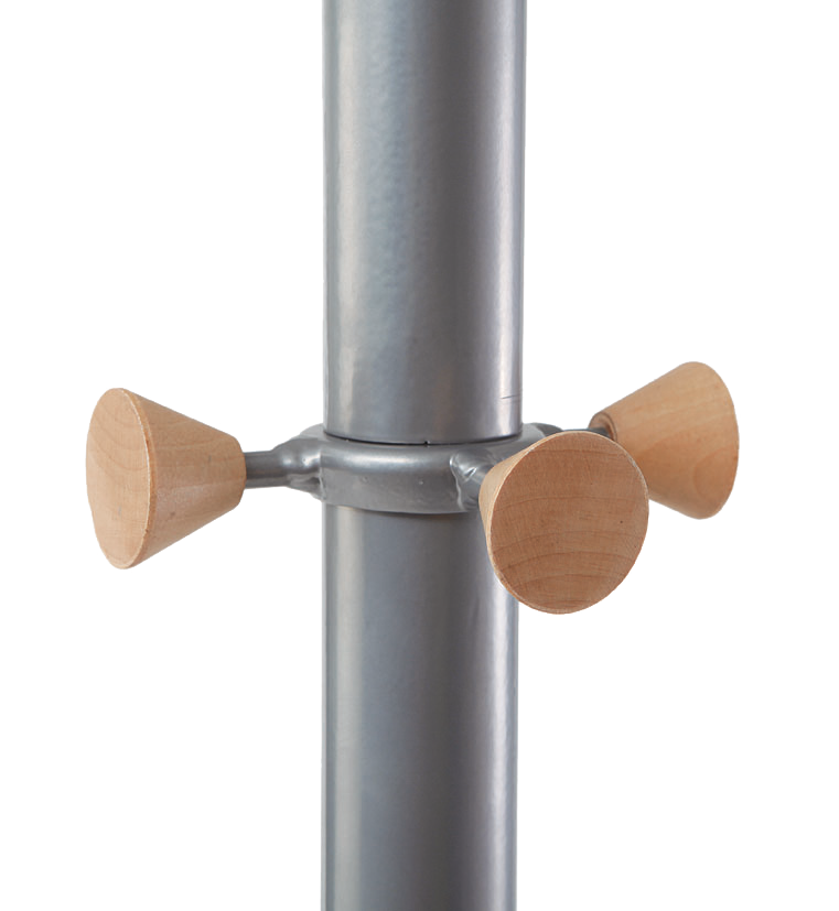 Alba Lux Mobile Garment Rack with 6 Hangers