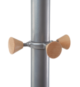 Alba Lux Mobile Garment Rack with 6 Hangers