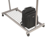 Alba Lux Mobile Garment Rack with 6 Hangers