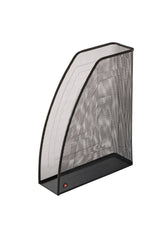 Alba A4 Metal Mesh Magazine Holder – Black Desk File Organizer