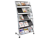 Alba Mobile Literature Display with 15 Compartments