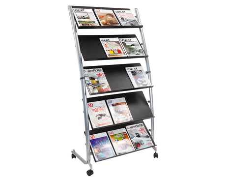 Alba Mobile Literature Display with 15 Compartments