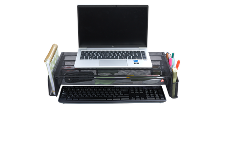 Alba Monitor Stand with Office Desk Organizer