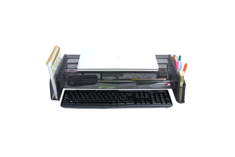 Alba Monitor Stand with Office Desk Organizer