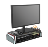 Alba Monitor Stand with Office Desk Organizer