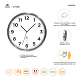 Alba Extra Inoxydable Outdoor Clock 35.5 Cm Silver Grey