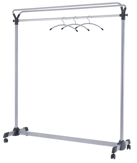 Alba Pro Mobile Garment Rack with 3 Hangers
