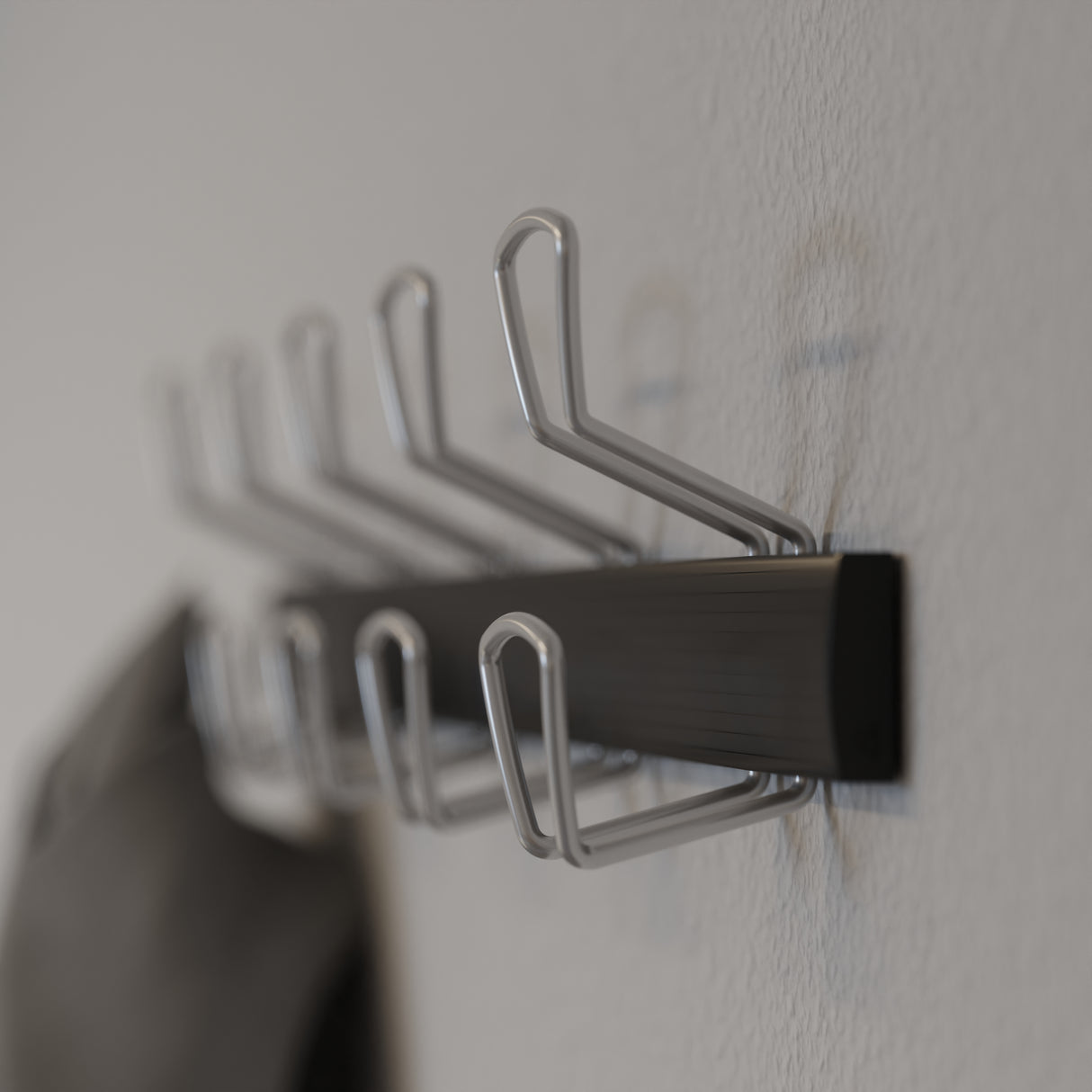 Alba Pro Wall Mounted Double Peg Rail