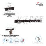 Alba Pro Wall Mounted Double Peg Rail