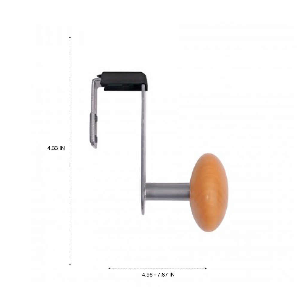 Alba Single Door Mounted Coat Peg