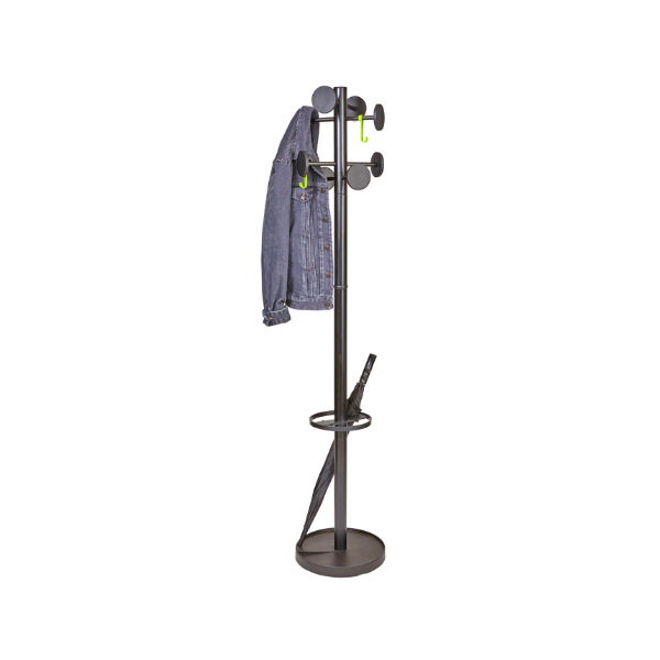 Alba Stan Freestanding Coat Stand with 8 Pegs