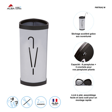 Alba Tria Oval Umbrella Stand