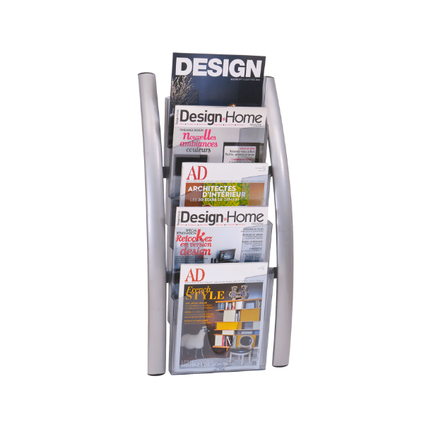 Alba Wall Mounted Literature Display with 5 Compartments