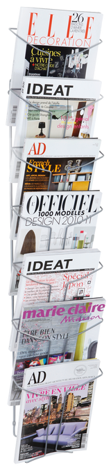 Alba Wall Mounted Literature Display with 7 Compartments