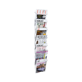 Alba Wall Mounted Literature Display with 7 Compartments