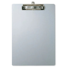 Officemate® aluminum legal clipboard with a durable low profile metal clip.