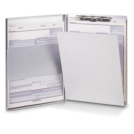 Aluminum Forms Holder, Side Opening for forms 8 1/2-inch x 11-inch