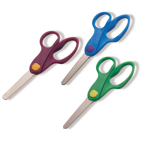 Antimicrobial School Scissors - Purple/Yellow