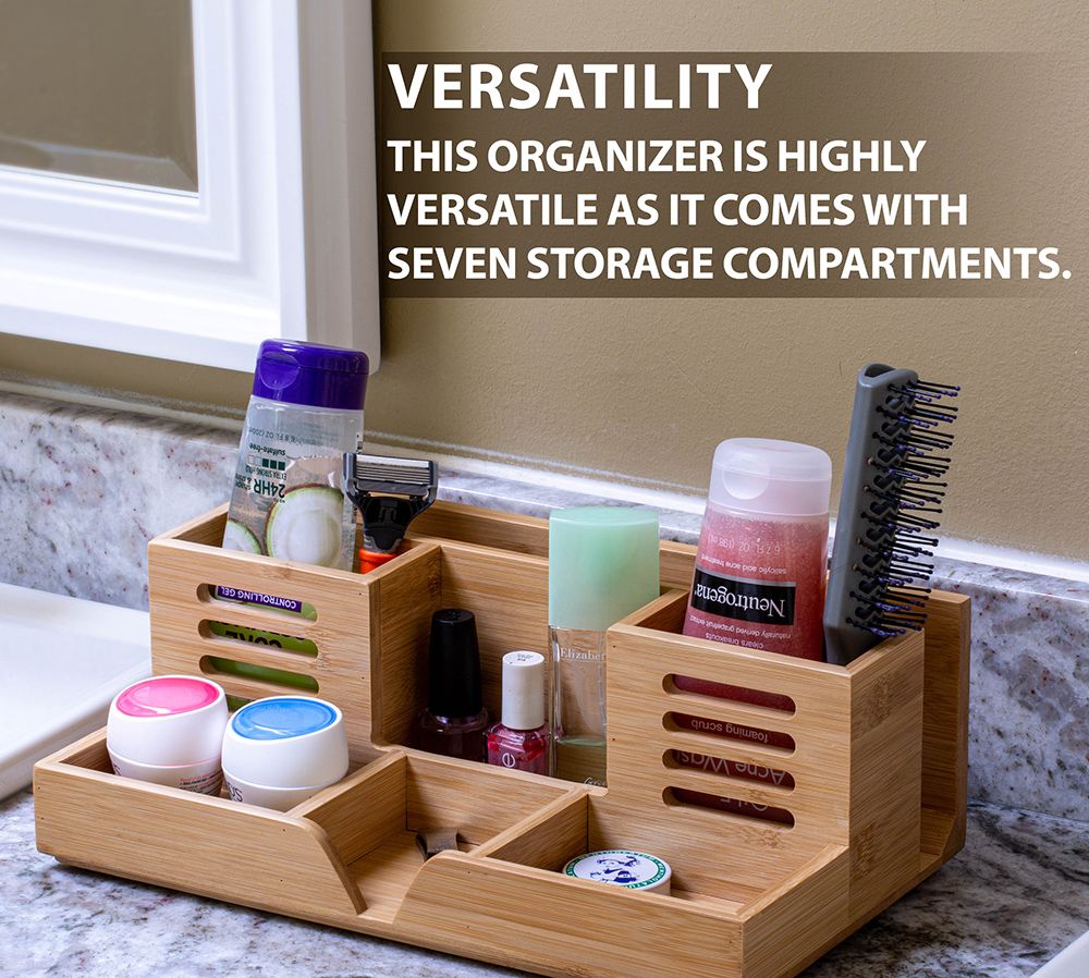 Bamboo Desk Organizer
