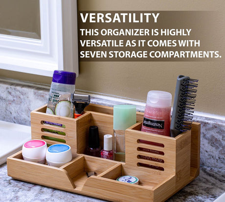 Bamboo Desk Organizer