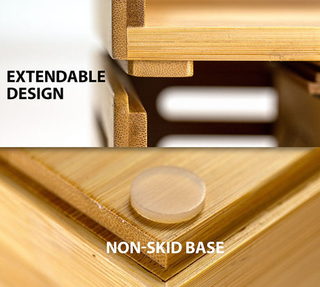 Bamboo Rotary Organizer