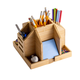 Bamboo Rotary Organizer