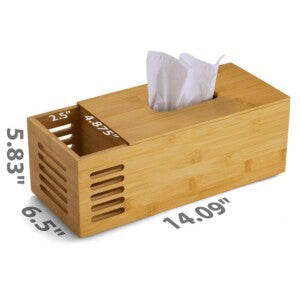 Bamboo Tissue Box