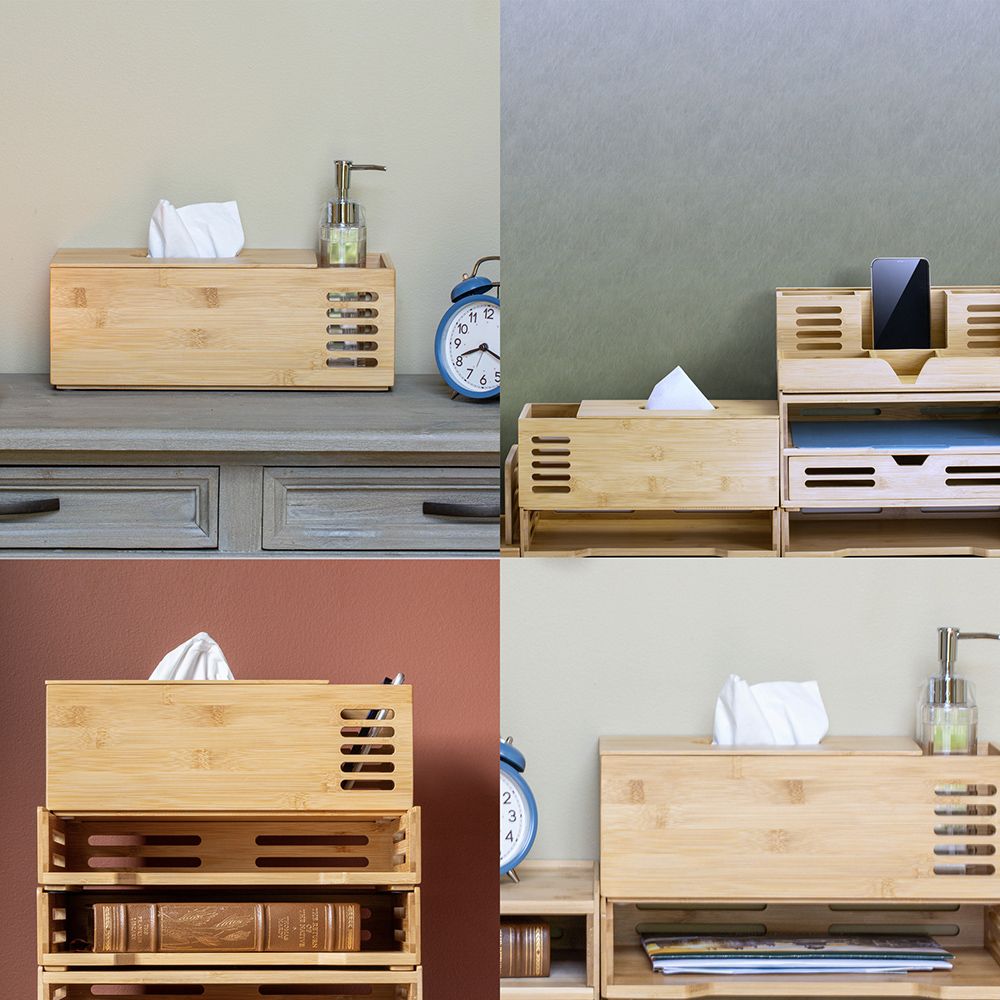 Bamboo Tissue Box