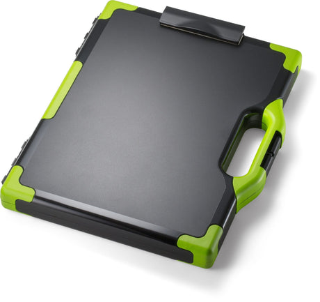 Carry All Clipboard Storage Box, Black & Green