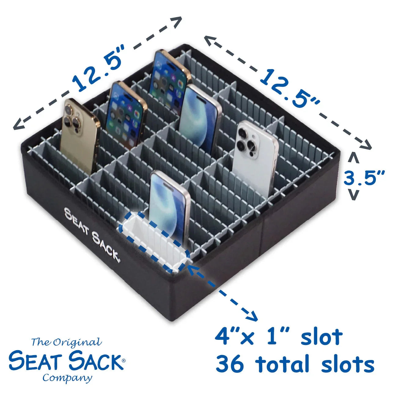 Classroom Cell Phone Storage Tray – Seat Sack® Organizer – Victor