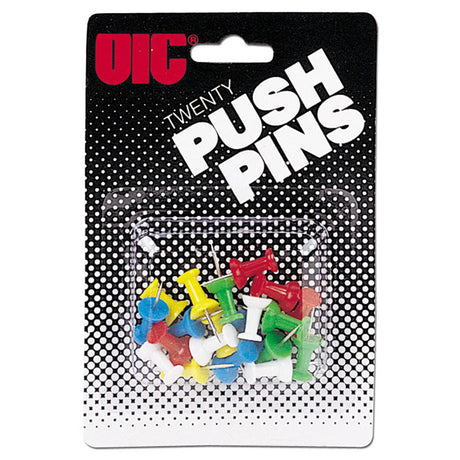 Clips and Fasteners - Push Pins, Assorted Color
